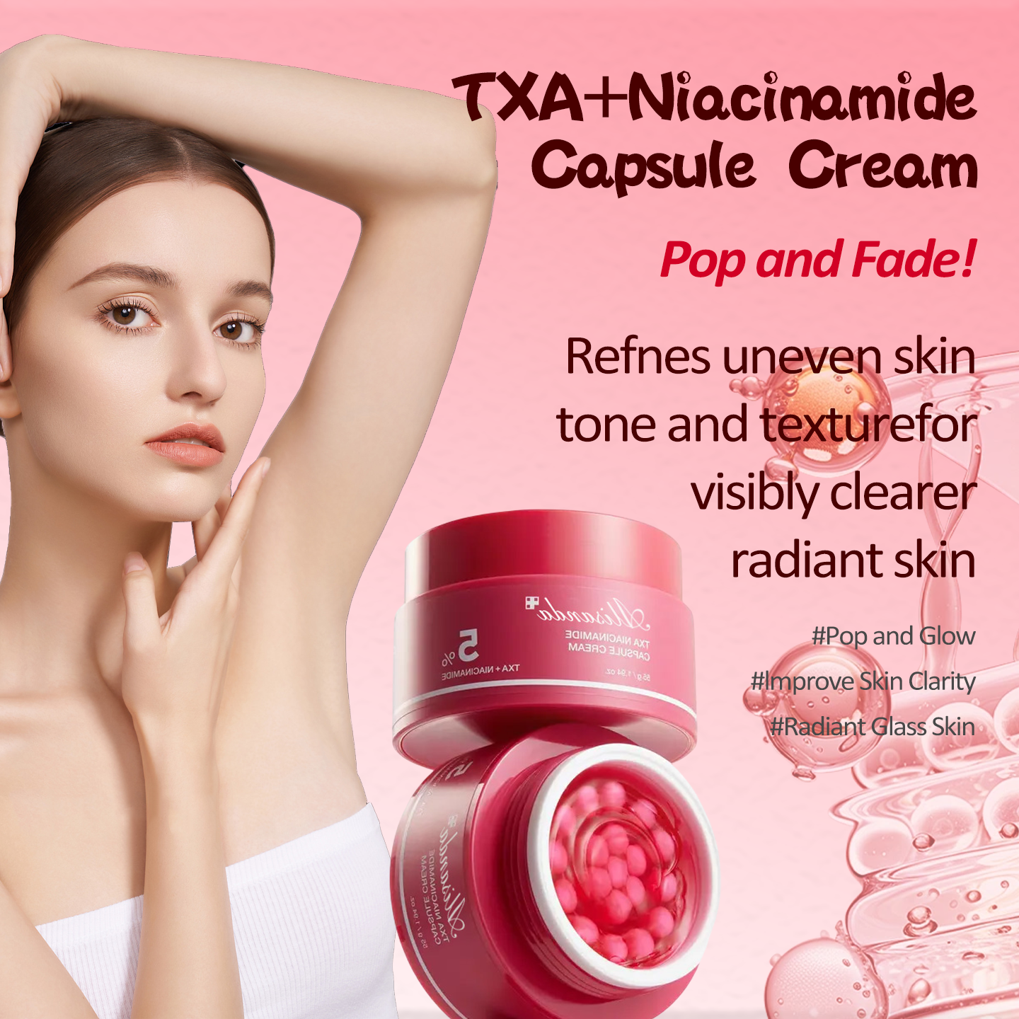 Final 3 Hours – 70% OFF! 7 Days to 90% Skin Transformation with Boba Cream Set: Smooth, Hydrated, Radiant