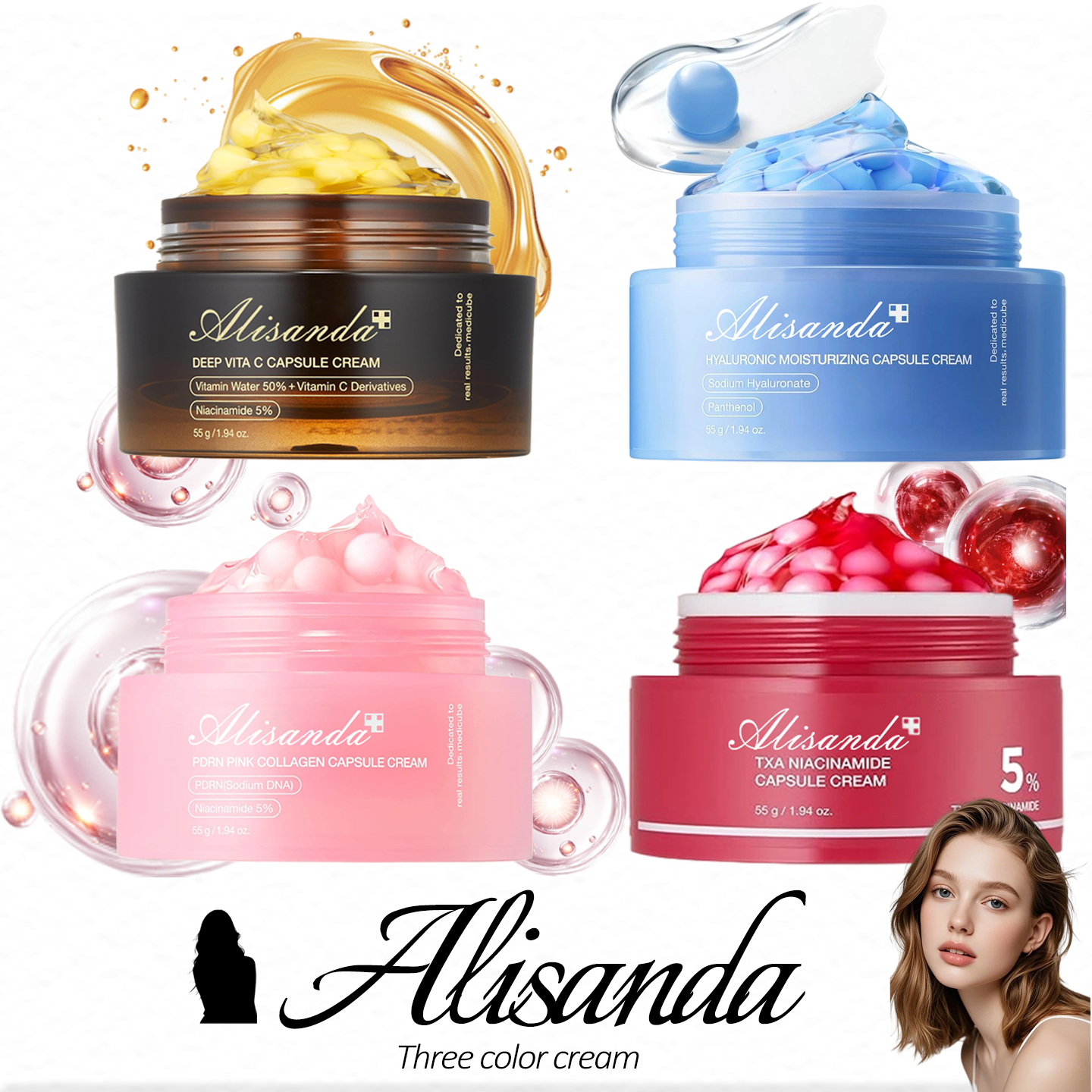 Capsule Cream SET for Glass Glow Skin