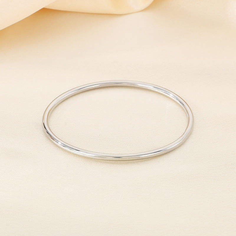 Single bracelet-steel color